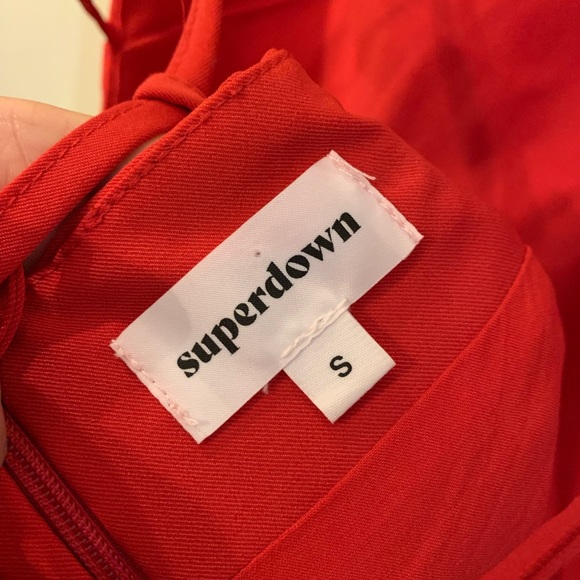 Red Superdown Mini Dress - Picture 5 of 6